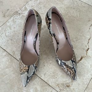Stuart Weitzman Python Pumps